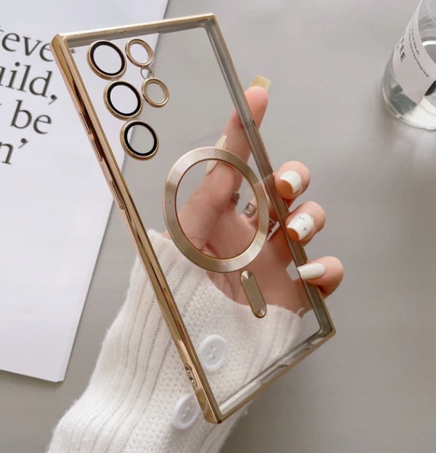 METALICZNE ETUI OBUDOWA MAGSAFE DO SAMSUNG S23 CASE GREEN ZIELONE + POLIMER - obrazek 7