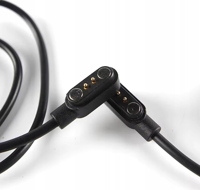 ŁADOWARKA MAGNETYCZNA KABEL 60CM USB DO SMARTWATCHA 4MM - 2 PINY - obrazek 5
