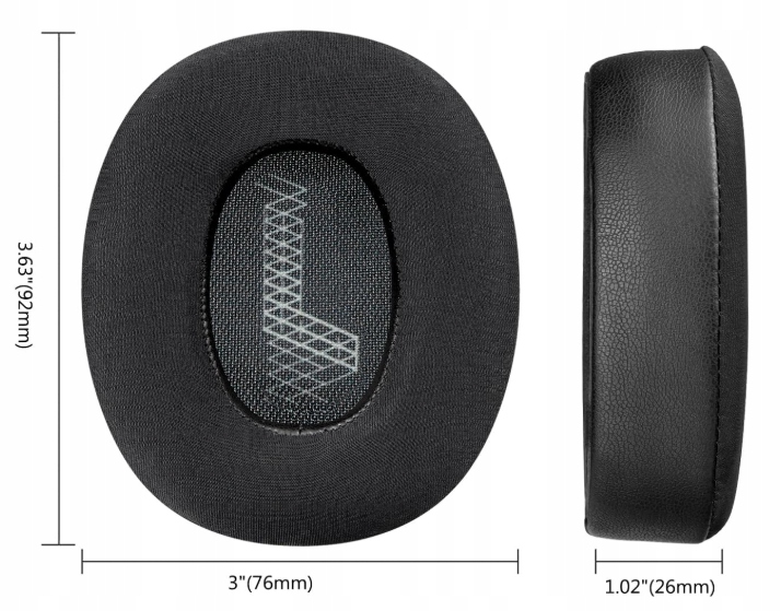 ŻELOWE NAUSZNIKI PADY DO JBL LIVE 650 BTNC 660 E65 LIVE650BT CHŁODZĄCE HQ - obrazek 6