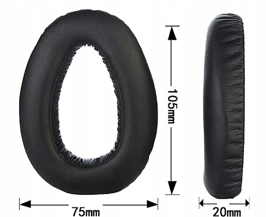 NAUSZNIKI PADY GĄBKI NAKŁADKI DO SENNHEISER PXC550 PX550 HQ + GRATIS - obrazek 5