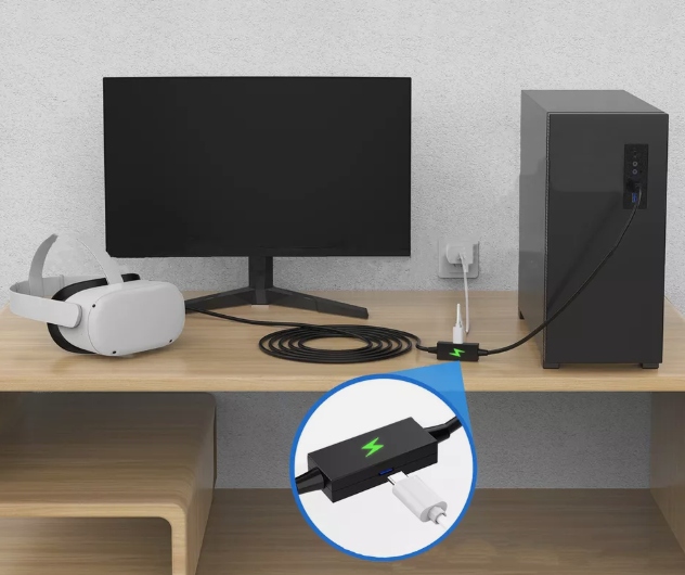 KABEL do OCULUS QUEST 3 LINK USBC 3.2 QUEST 1 QUEST 2 HIGH SPEED 5G + POWER - obrazek 5