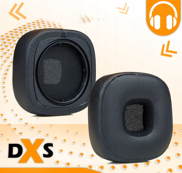 NAUSZNIKI GĄBKI PADY DO MARSHALL MAJOR 5 V BLACK CZARNE HQ JAKOŚĆ PREMIUM - obrazek 2