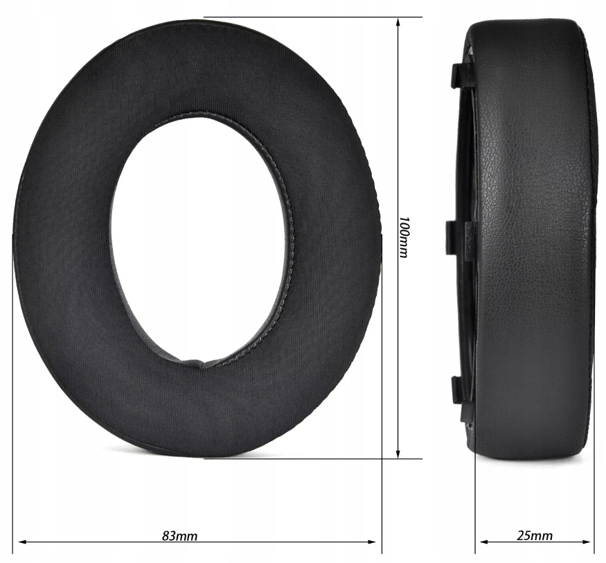 ŻELOWE NAUSZNIKI GĄBKI PADY DXS DO SŁUCHAWEK BOSE 700 NC700 ANC TESA - obrazek 9