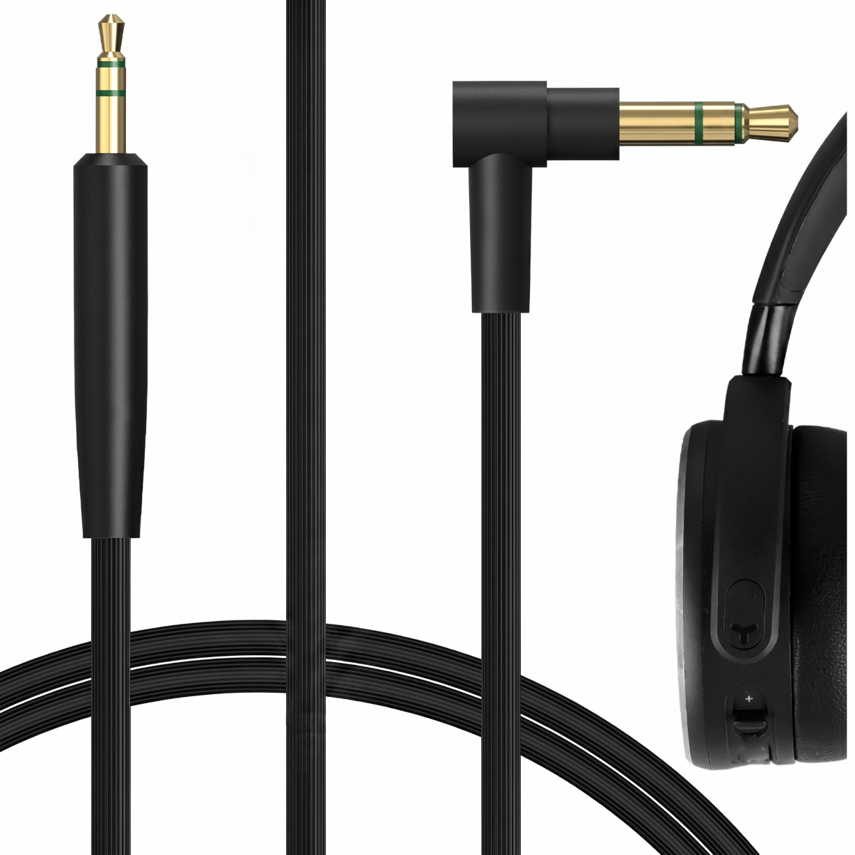 KABEL PRZEWÓD DO SŁUCHAWEK SONY BOSE QC35 II QC25 QC45 - 2.5mm do 3.5mm