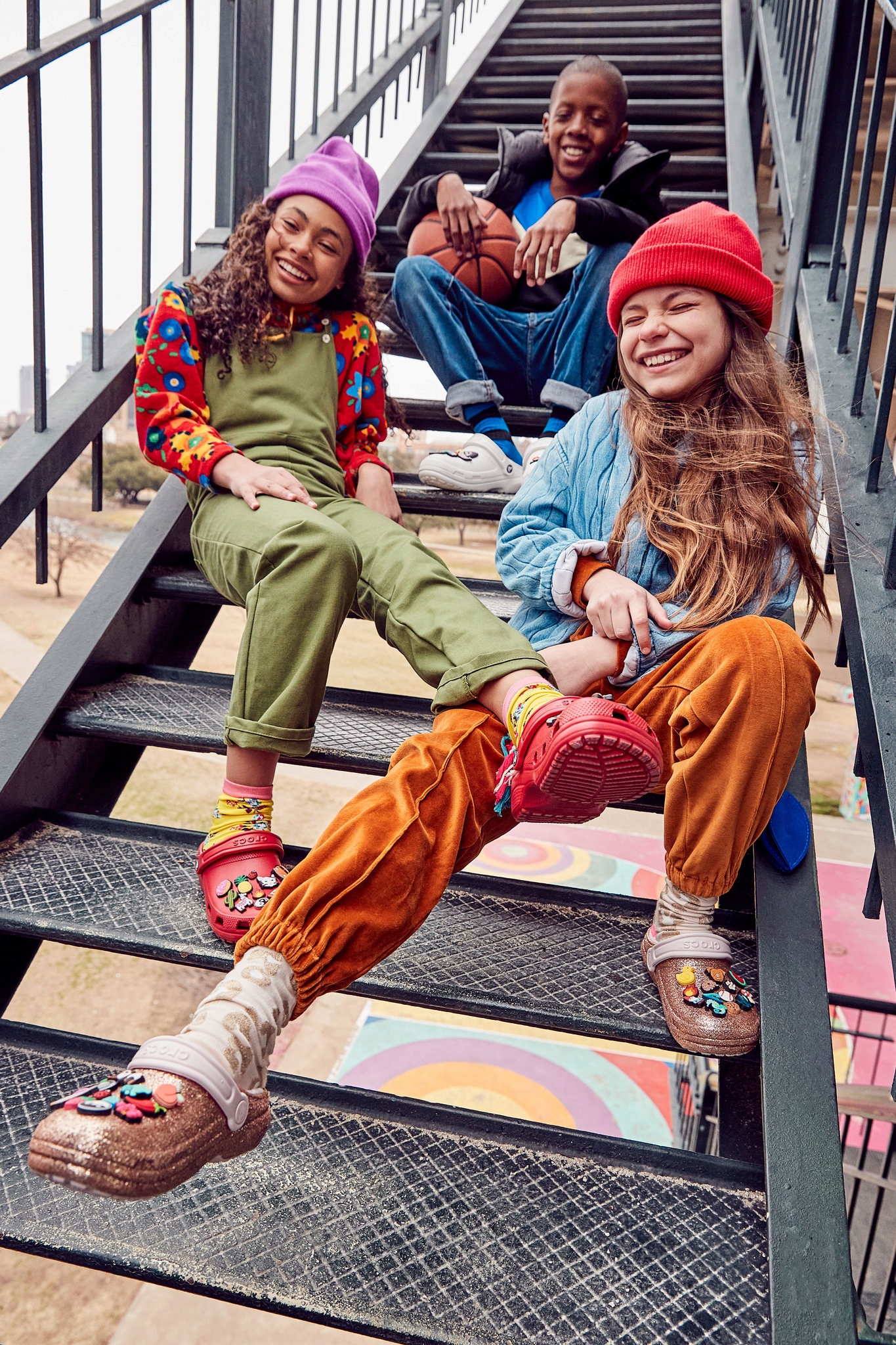 Dziecięce Ocieplane Buty Klapki Chodaki Crocs Classic Disco Clog 29-30