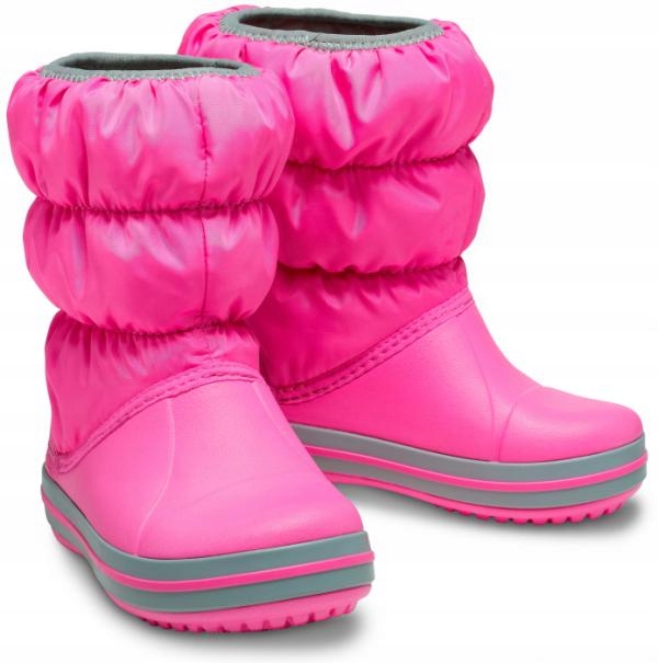 Dziecięce Ocieplane Buty Zimowe Śniegowce Crocs Winter Piff Boot Kids 24-25