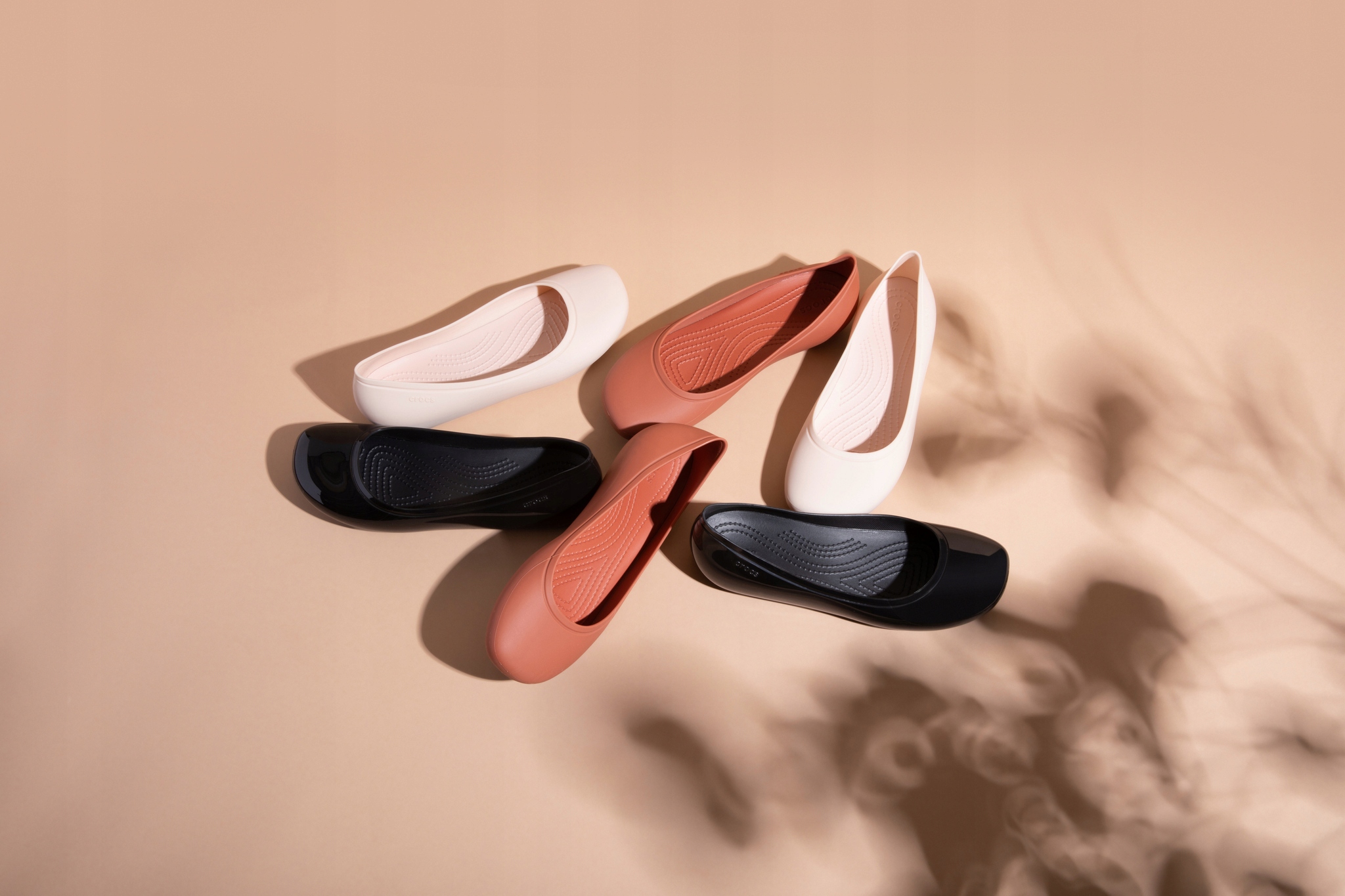 Damskie Wsuwane Buty Baleriny Baletki Brooklyn Flat 41-42