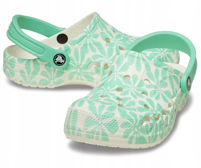 Męskie Lekkie Klapki Chodaki Crocs Baya Seasonal Printed 206230 Clog 48-49
