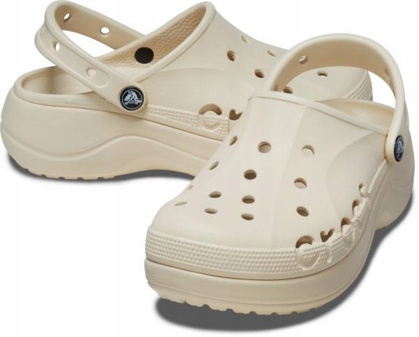Damskie Klapki Chodaki Crocs Baya Platform 208186 Clog 37-38