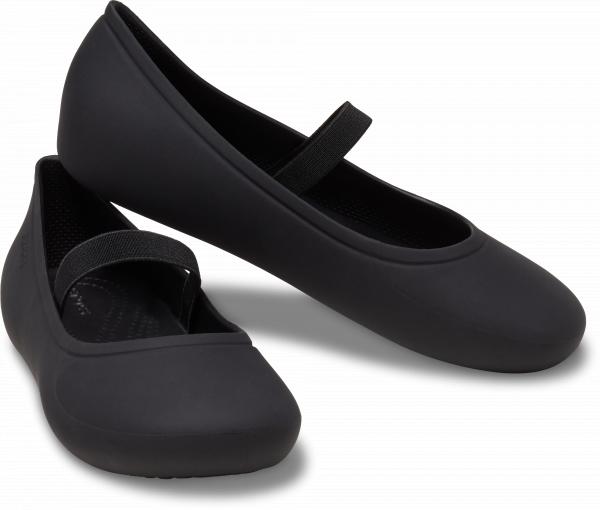 Dziewczęce Balerinki Baletki Półbuty Crocs Brooklyn 209429 Flat 28-29