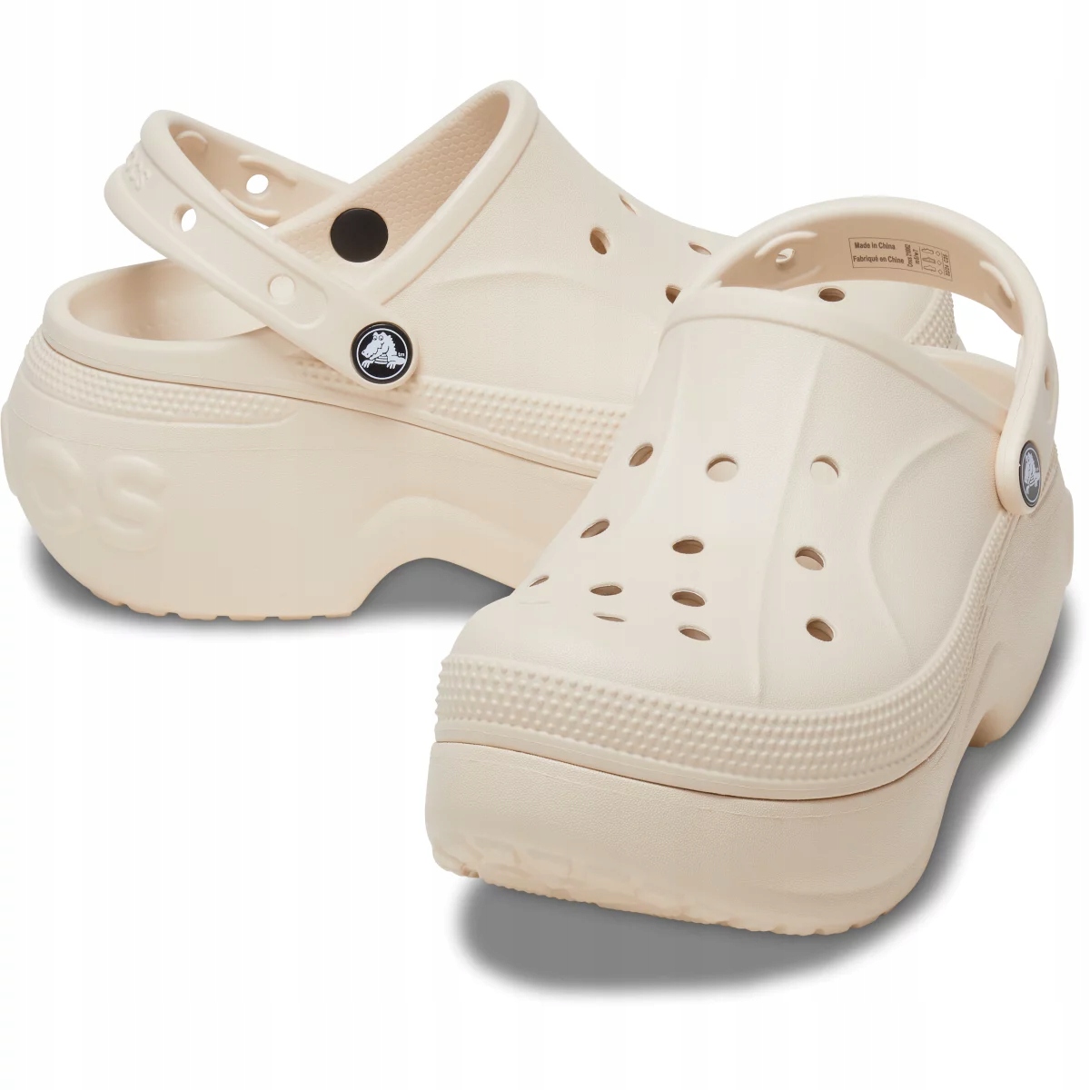 Damskie Buty Chodaki Platforma Koturn Crocs Bella 210062 Clog 37-38