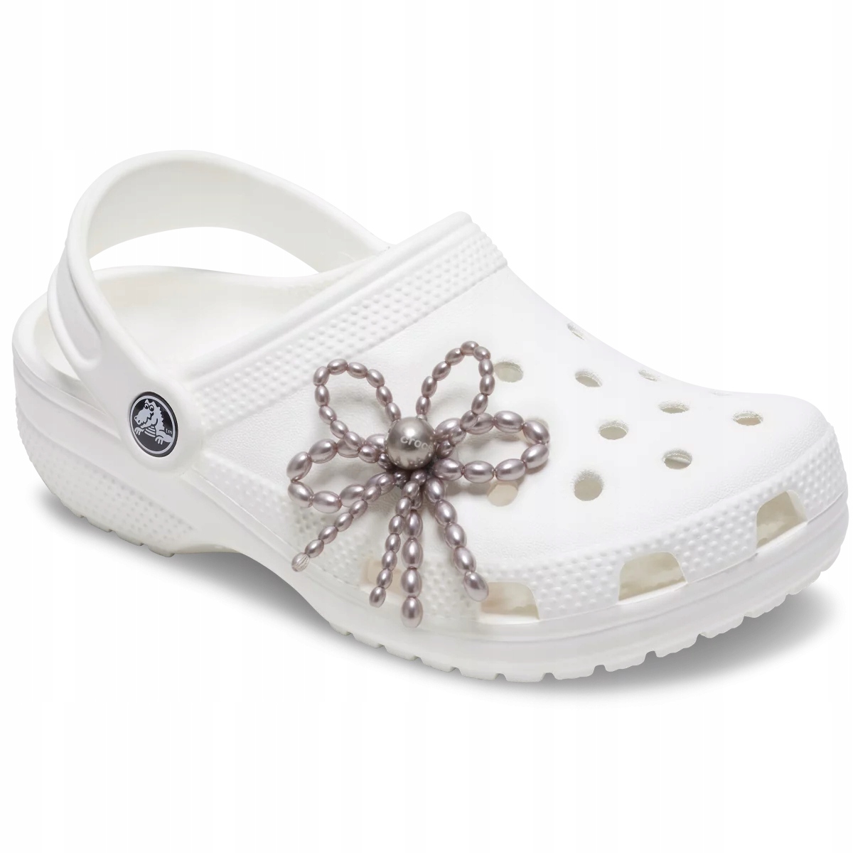 Crocs Przypinka Ozdoba Pin Charms Jibbitz Do Butów Black Pearl Beaded Bow