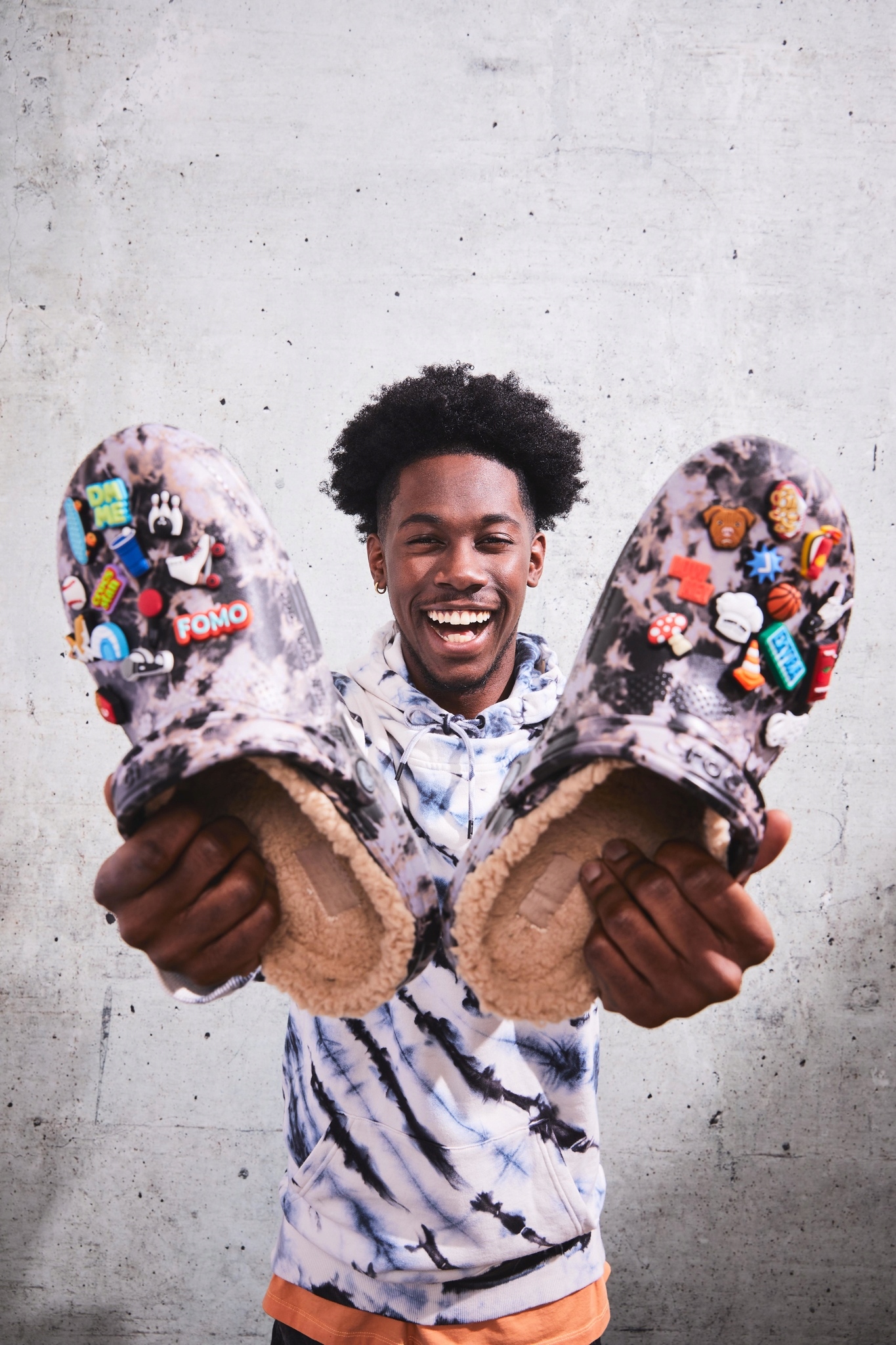 Męskie Ocieplane Klapki Buty Chodaki Crocs Classic Lined Clog 46-47