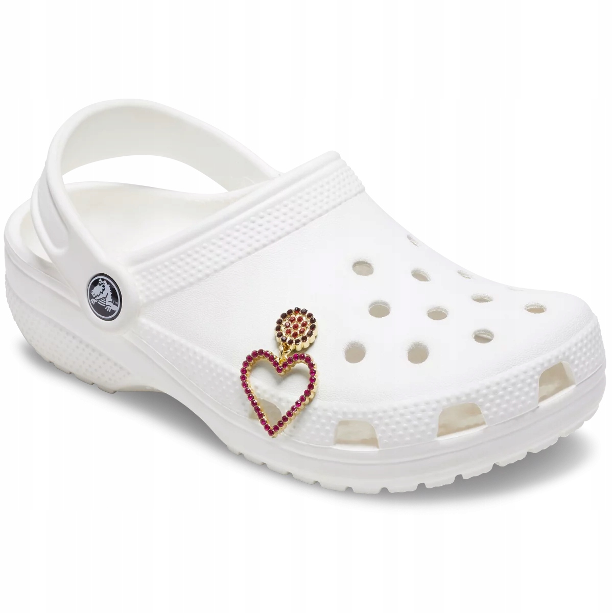 Przypinka Crocs Jibbitz Pin Do Butów Pink Beaded Heart
