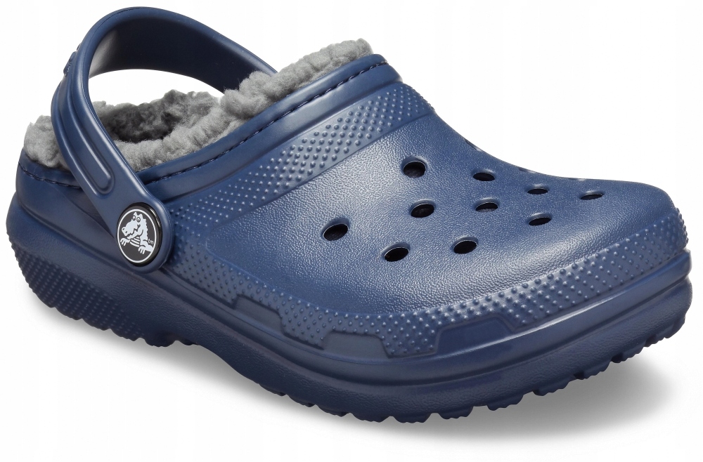 Dziecięce Ocieplane Buty Chodaki Crocs Classic Lined 203506 Clog 29-30