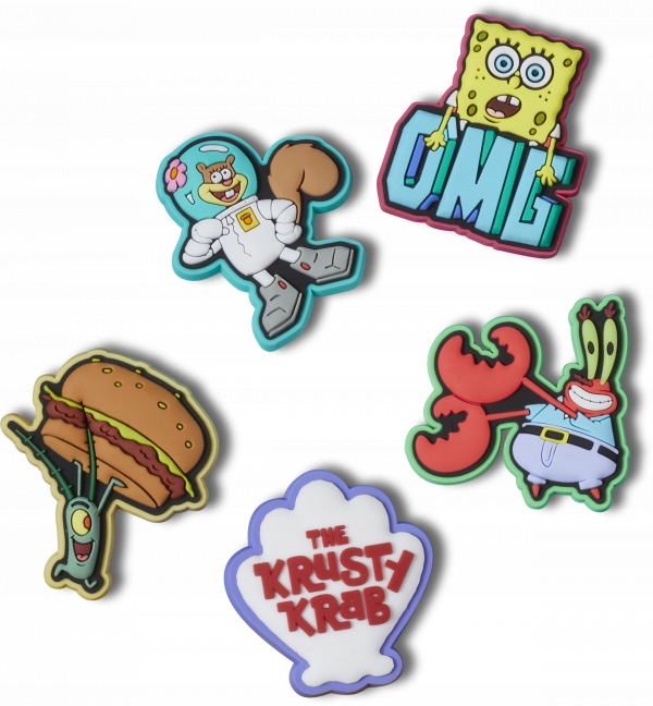Przypinki Crocs Jibbitz Ozdoby Do Butów Spongebob 5 Pack