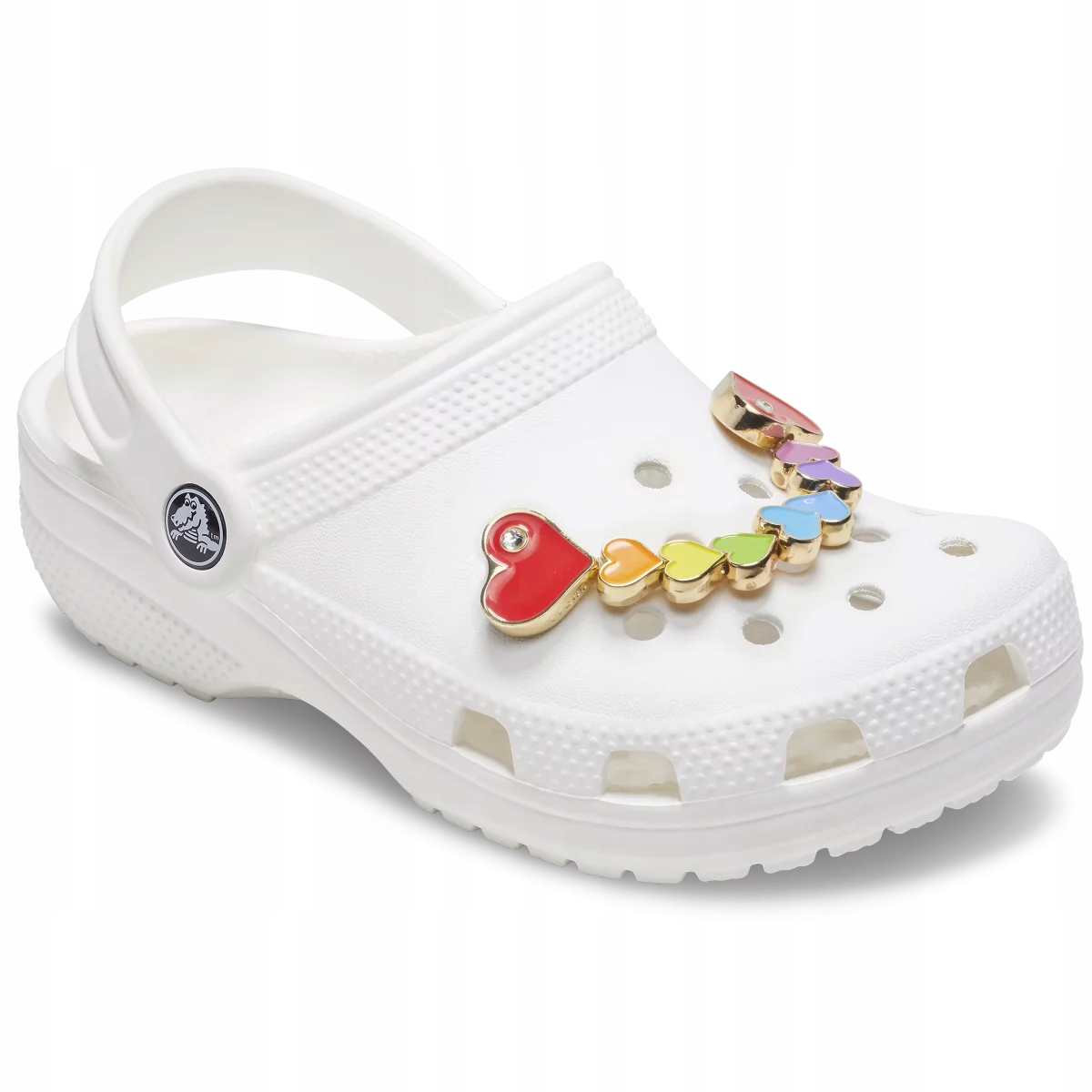 Crocs Przypinki Jibbitz Piny Do Butów Rainbow Heart Chain
