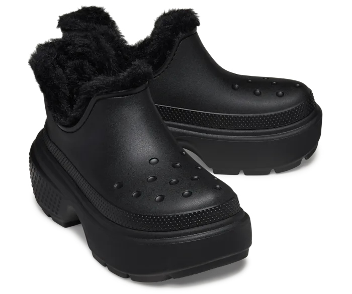 Crocs Damskie Ocieplane Botki Na Platformie Stomp Lined Shorty Boot 38-39