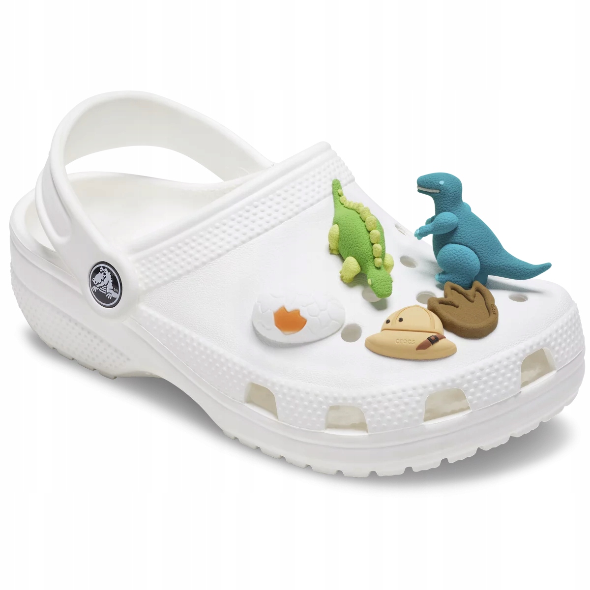 Crocs Przypinki Ozdoby Piny Charms Jibbitz 3D Dinosaur Adventure 5pc