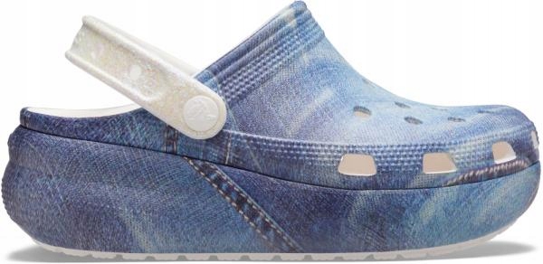 Dziecięce Buty Klapki Chodaki Crocs Classic Cutie Denim Clog 30-31