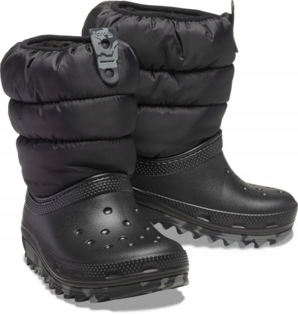 Dziecięce Ocieplane Buty Zimowe Śniegowce Crocs Classic Neo Puff Boot 29-30