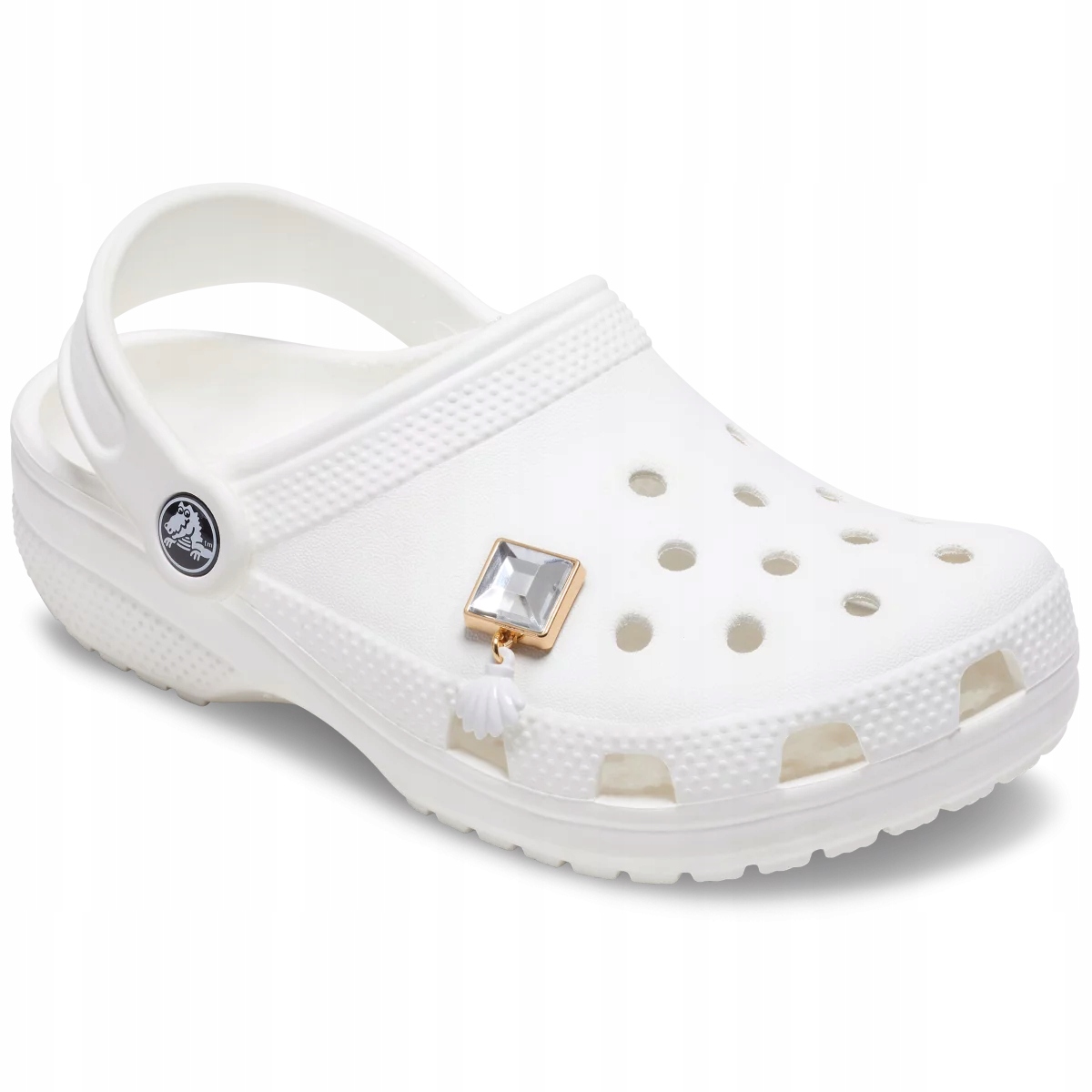 Przypinka Crocs Jibbitz Pin Do Butów Silver Seashell Dangle