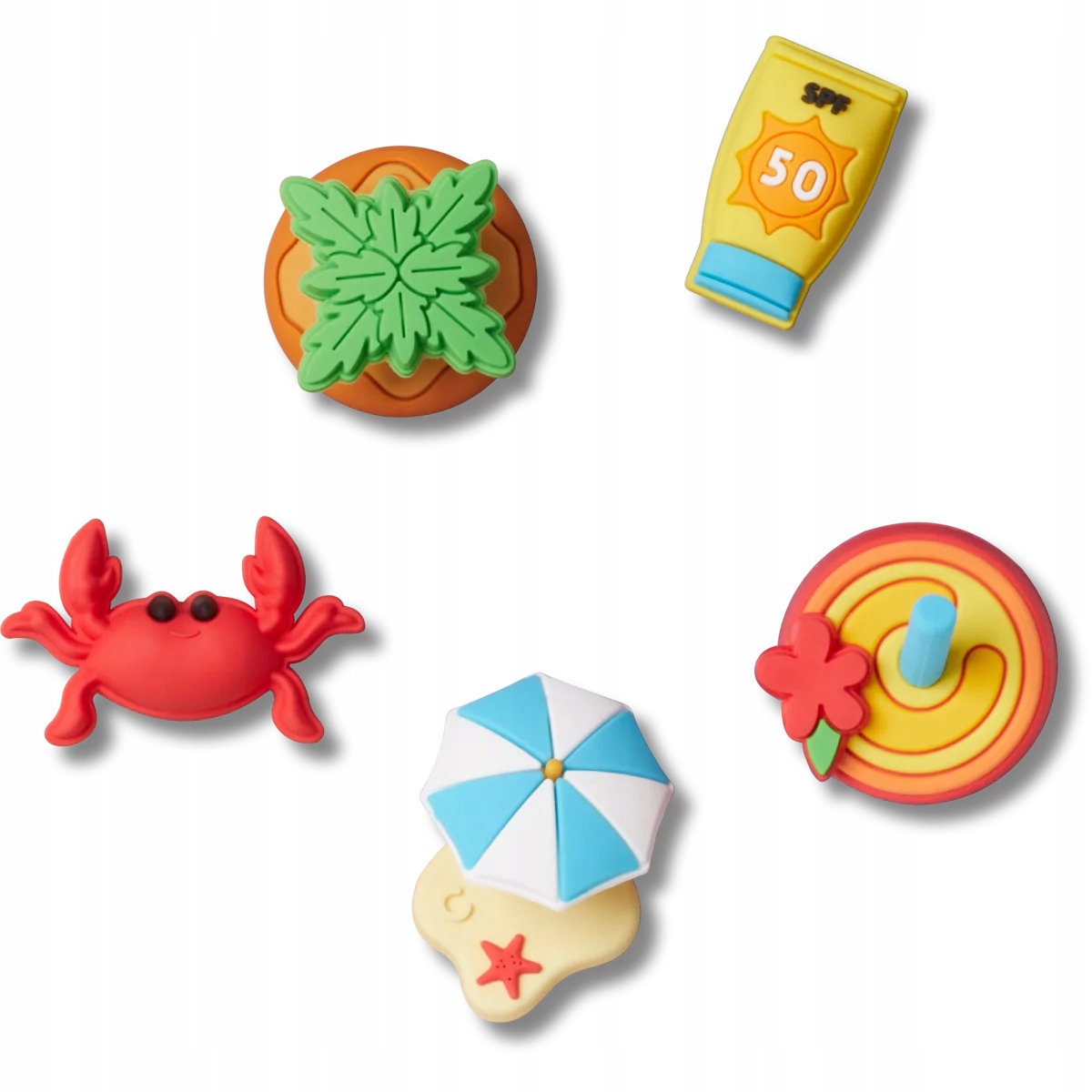 Crocs Przypinki Jibbitz Piny Do Butów Beachy 5 Pack