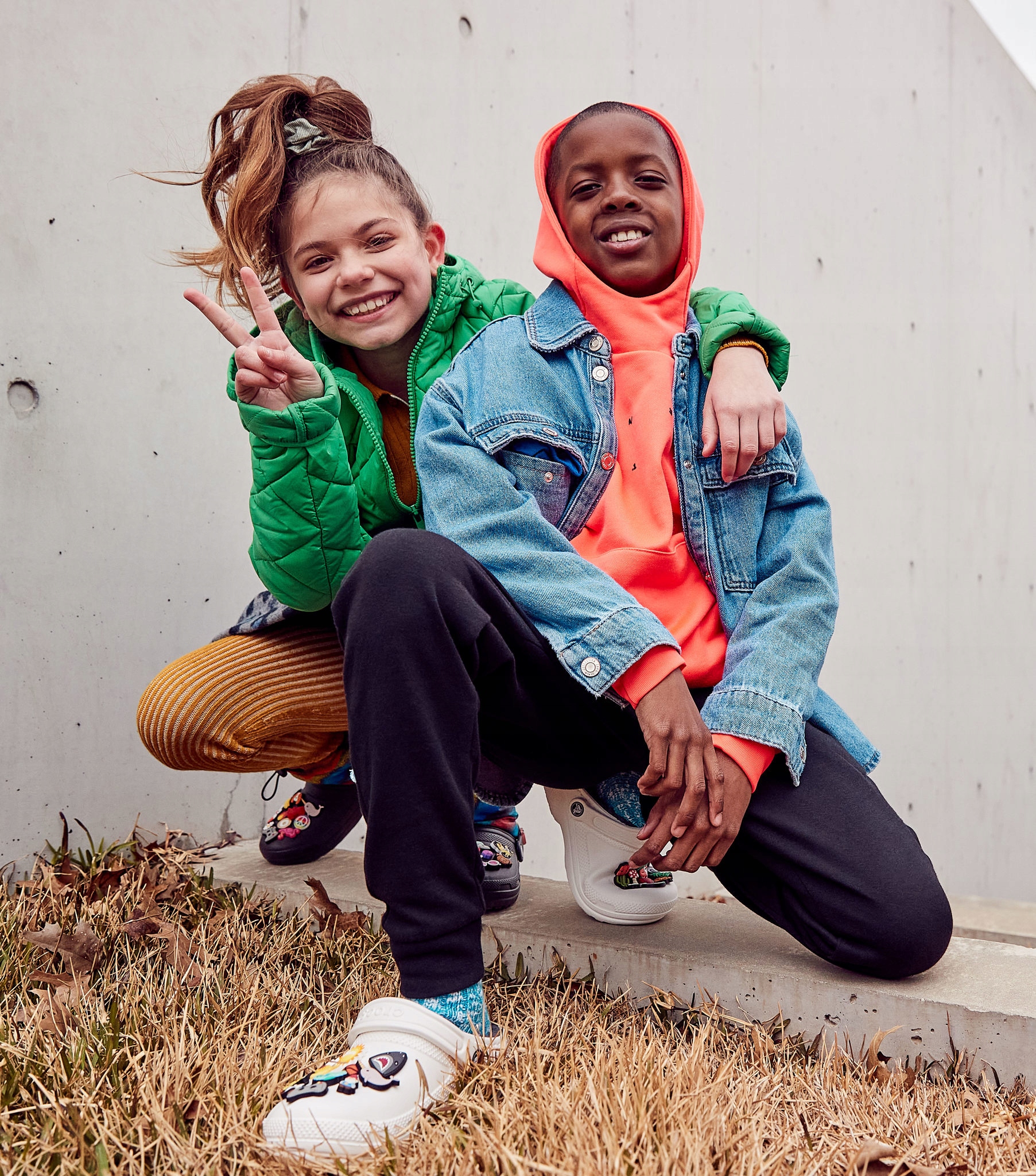 Dziecięce Ocieplane Buty Klapki Chodaki Crocs Classic Lined Clog 27-28