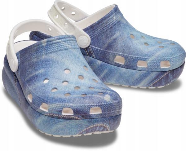 Dziecięce Buty Klapki Chodaki Crocs Classic Cutie Denim Clog 30-31