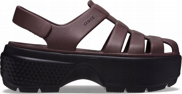 Damskie Sandały Platforma Crocs Stomp Fisherman 209938 Sandal 38-39