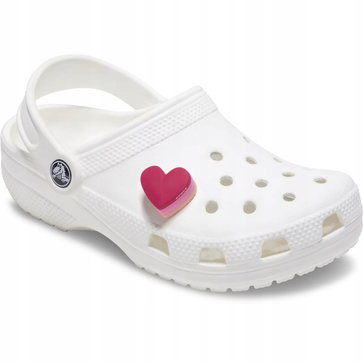 Crocs Przypinki Jibbitz Piny Do Butów Stacked Pink Heart