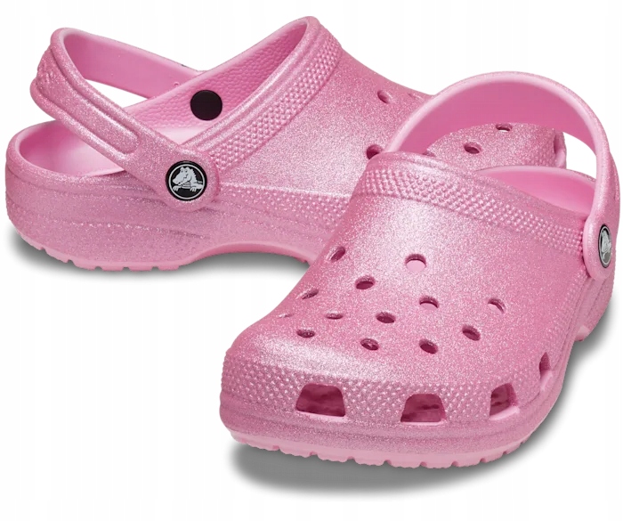 Dziecięce Buty Chodaki Crocs Classic Glitter Kids 206992 Clog 25-26