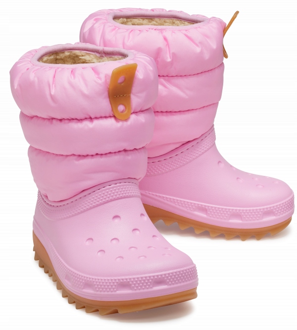 Dziecięce Ocieplane Buty Zimowe Śniegowce Crocs Classic Neo Puff Boot 32-33