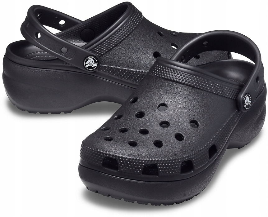 Damskie Buty Chodaki Klapki Crocs Platforma 206750 Clog 36-37