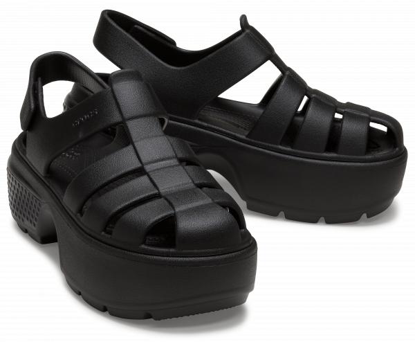 Damskie Sandały Platforma Crocs Stomp Fisherman 209938 Sandal 39-40