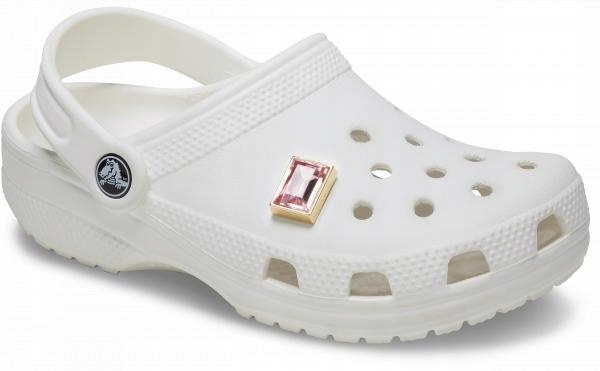 Przypinka Crocs Jibbitz Pin Do Butów Pink Rectangle Gem