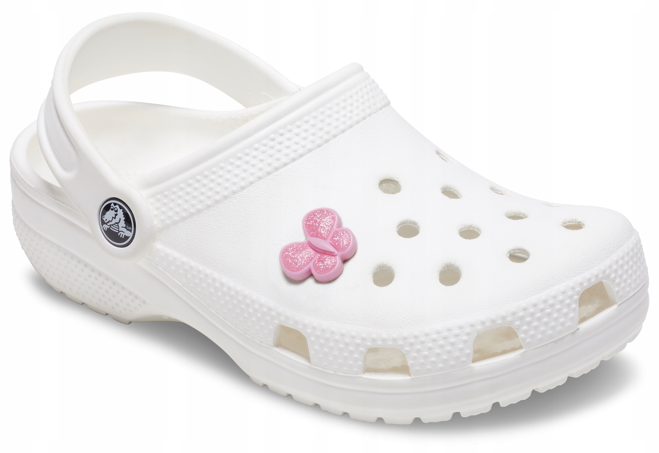 Przypinka Ozdoba Crocs Charms Jibbitz Pin Do Butów Tiny Pink Butterfly