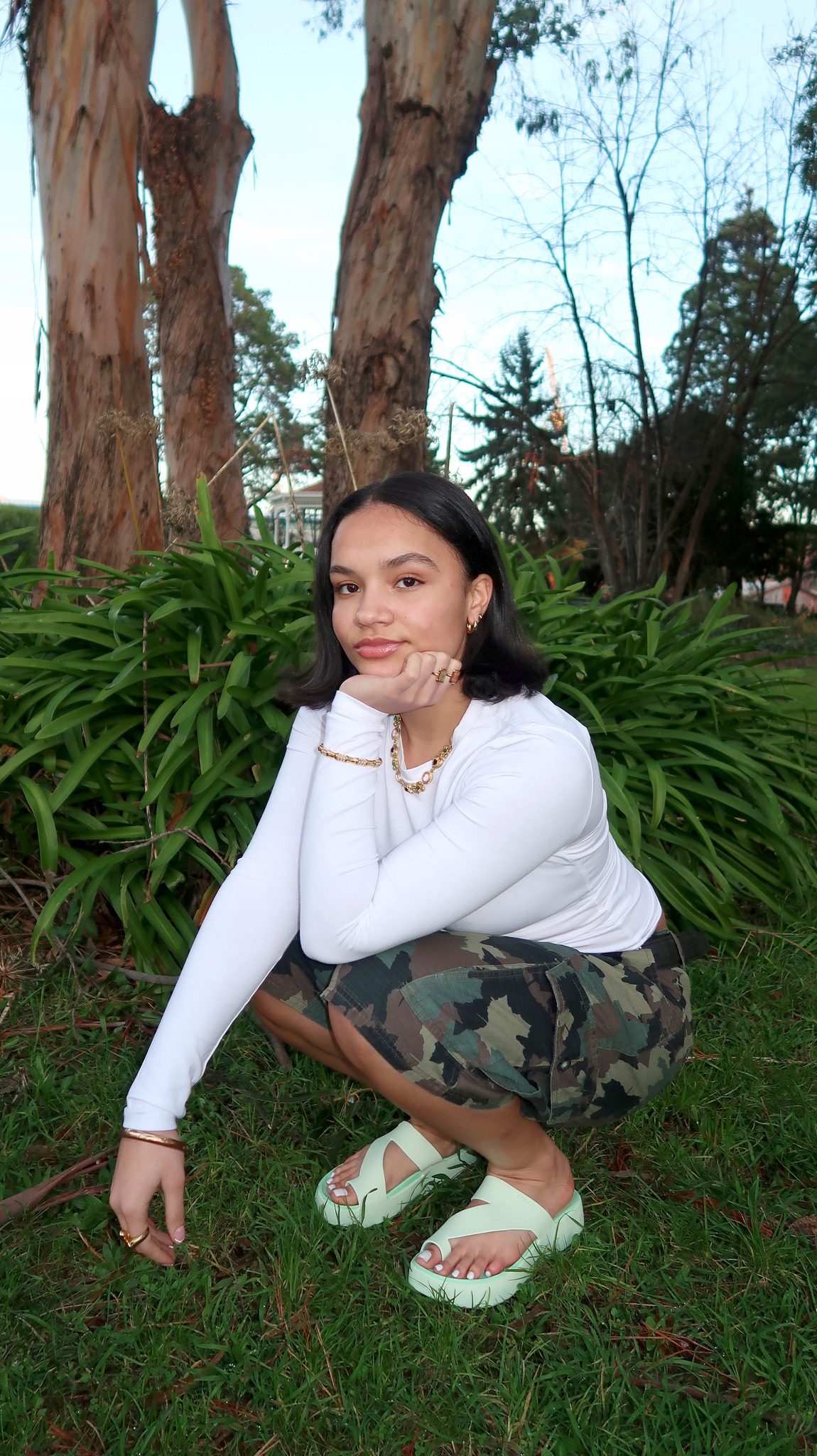 Crocs Wygodne Lekkie Damskie Buty Klapki Getaway Platform Toe Loop 39-40