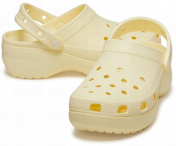 Damskie Buty Chodaki Klapki Crocs Platforma 206750 Clog 41