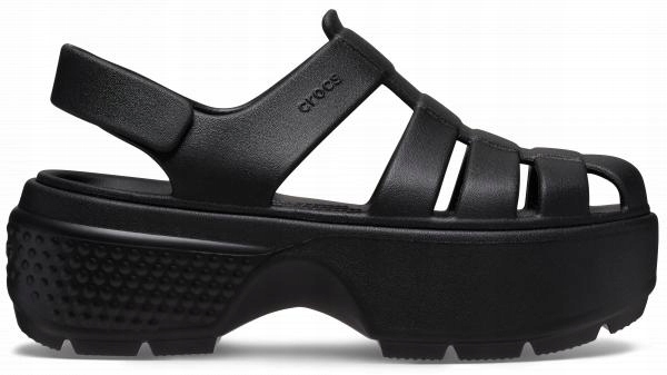Damskie Sandały Platforma Crocs Stomp Fisherman 209938 Sandal 38-39