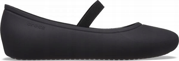 Dziewczęce Balerinki Baletki Półbuty Crocs Brooklyn 209429 Flat 28-29