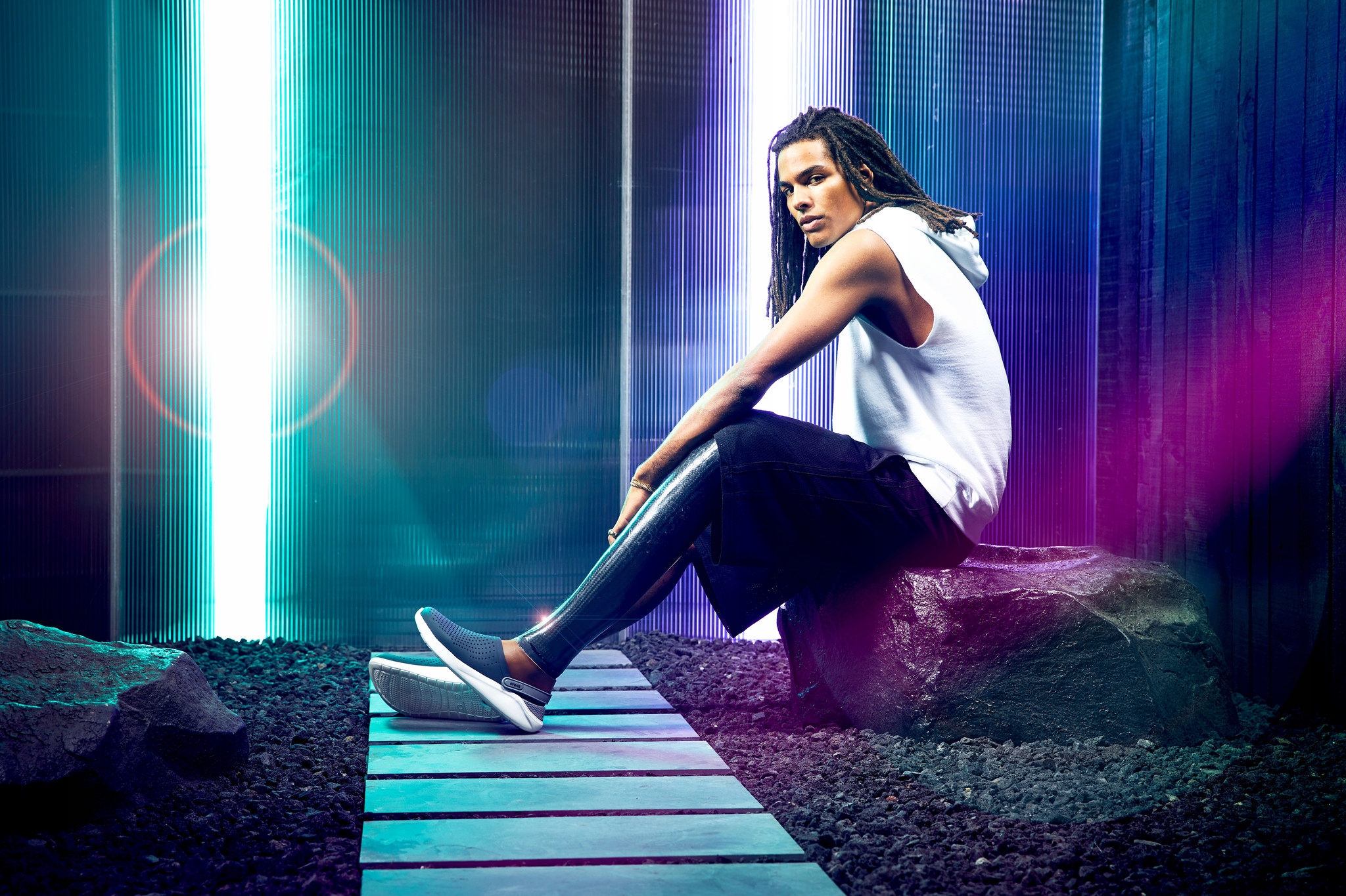 Sportowe Klapki Chodaki Crocs Literide Clog 36-37