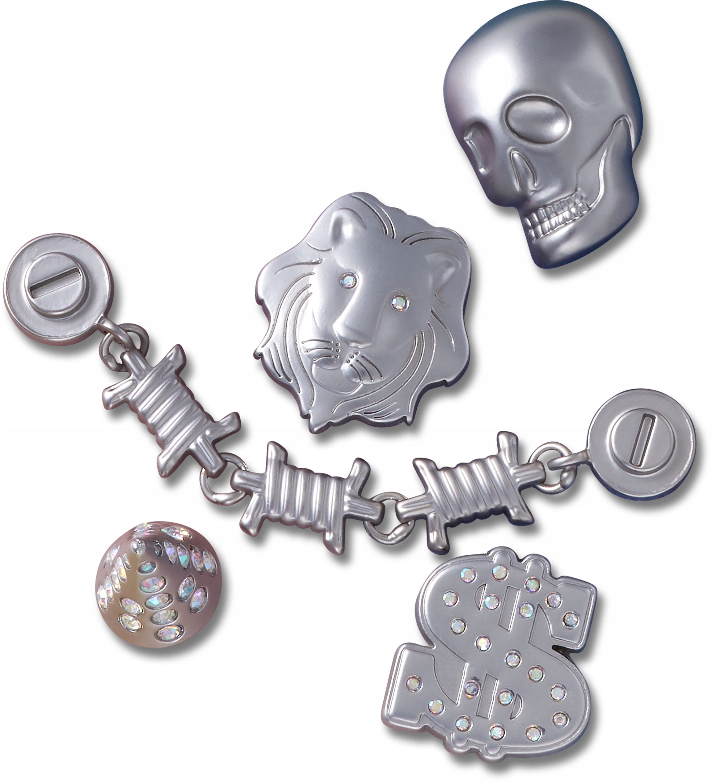 Przypinki Ozdoby Jibbitz Charms Piny Do Butów Crocs Bling Bling 5 Pack