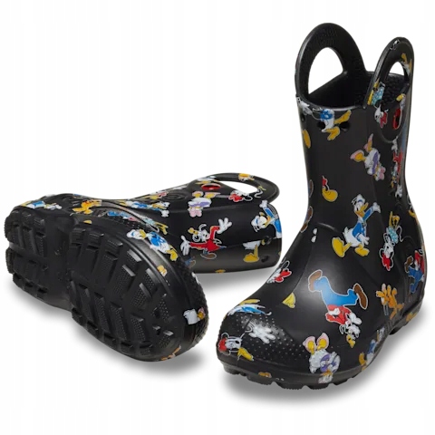 Crocs Dziecięce Lekkie Kalosze Gumowce Handlle Mickey Friends Boot 27-28