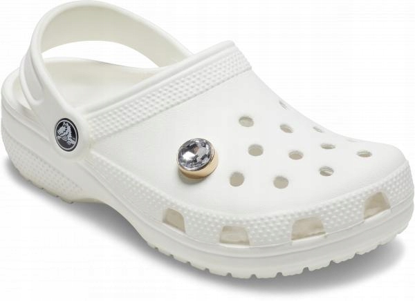 Przypinka Crocs Jibbitz Pin Do Butów Gold Clear Gem