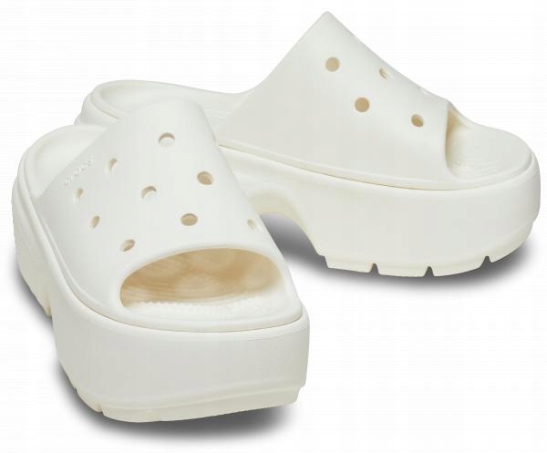 Damskie Buty Klapki Platforma Crocs Stomp 209346 Slide 41-42
