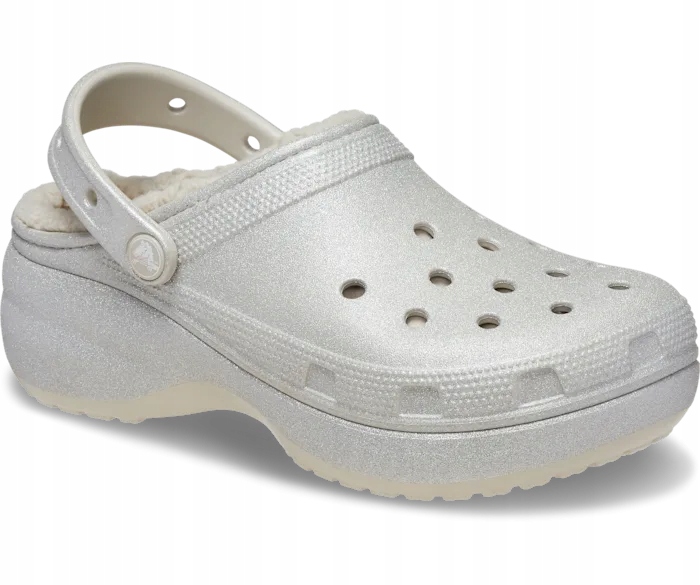 Crocs Damskie Ocieplane Buty Chodaki Platforma Classic Lined Clog 42-43