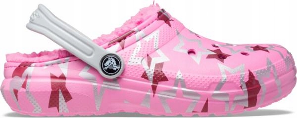 Dziecięce Ocieplane Buty Klapki Chodaki Crocs Classic Disco Clog 29-30
