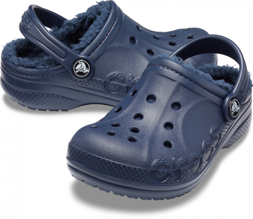 Dziecięce Ocieplane Buty Chodaki Crocs Baya Lined 205977 Clog 28-29