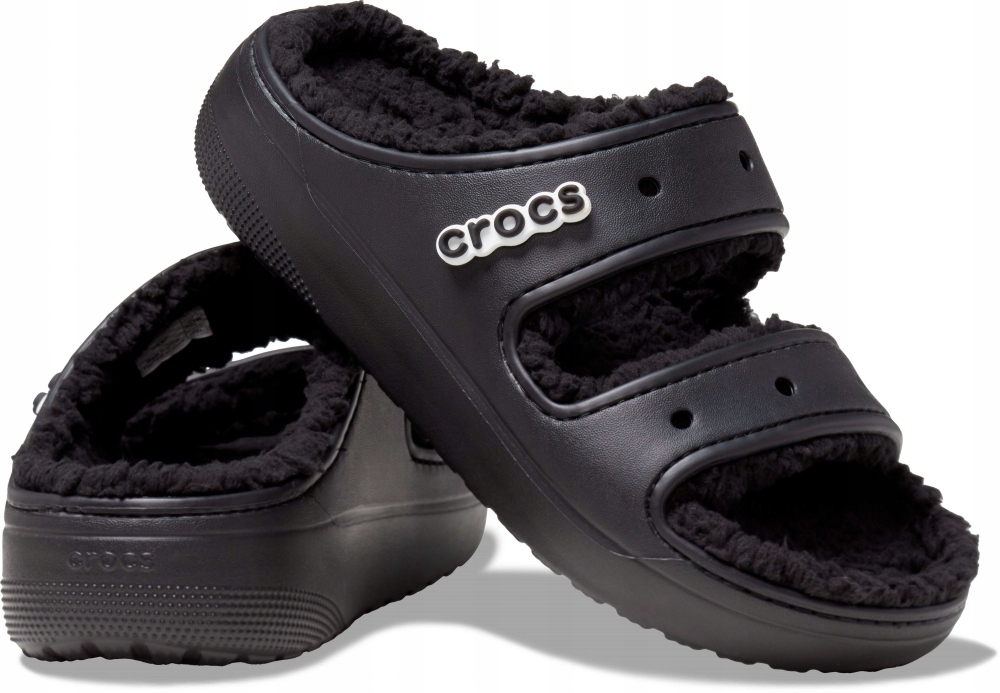 Damskie Ocieplane Klapki Crocs Classic Cozzy 37,5